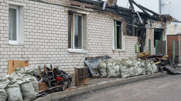 Professional Fire Damage Removal technician working in Dumfries, VA